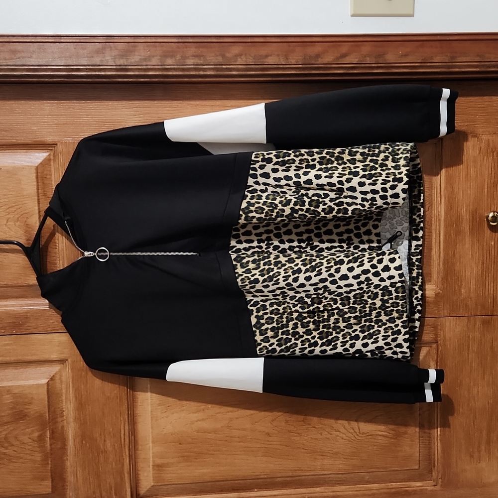 Leopard Hoodie Large